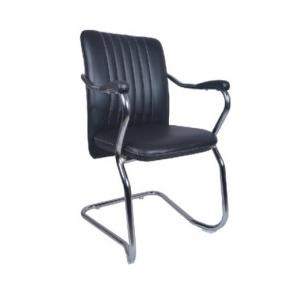 0257 MB Black Invitado Mid Back Guest Chair